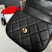 Used Like New Chanel Messenger Bag 7.5” Caviar Microchip Full Set 17