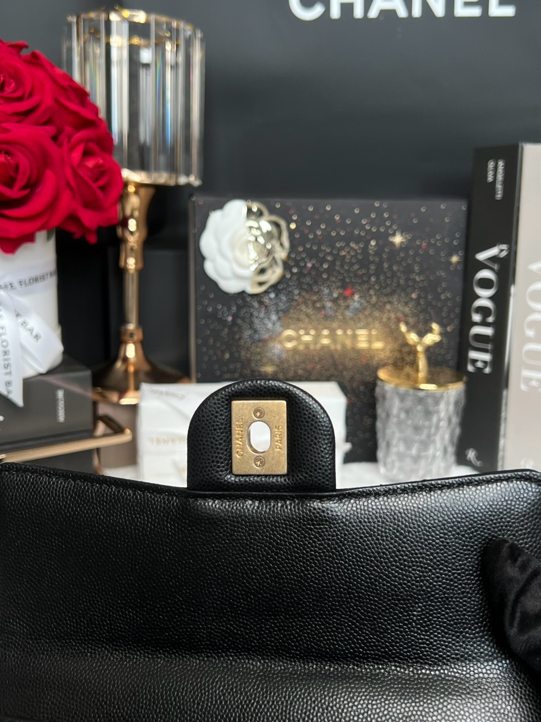 Used Like New Chanel Mini 7.5 Caviar Microchip Full Set - 图片 15