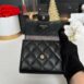 Used in Very Good Condition Chanel Wallet Tri Fold Caviar Holo27 Full Set 13