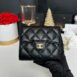 Used in Very Good Condition Chanel Wallet Tri Fold Caviar Holo27 Full Set 2