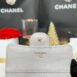 Used in very good condition Chanel Trifold Lambskin Microchip Full Set 14