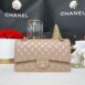 Keep Unused Chanel Classic 10” Beige iridescent Caviar Holo31 Full Set 1