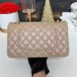 Keep Unused Chanel Classic 10” Beige iridescent Caviar Holo31 Full Set 3