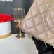 Keep Unused Chanel Classic 10” Beige iridescent Caviar Holo31 Full Set 8