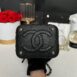 New Chanel Vanity Case Caviar Microchip Full Set 10