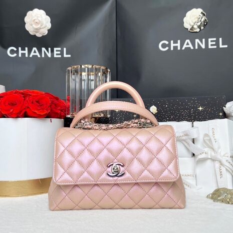 Used In Very Good Condition Chanel Coco9.5 Iridescent Caviar Microchip Full Set 1