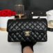 Used Like New Chanel Classic 9” Caviar GHW Microchip Full Set 2