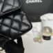 Used Like New Chanel Classic 9” Caviar GHW Microchip Full Set 7