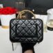 Used Like New Chanel Vanity Case Calfskin Holo30 Full Set 3