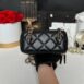 Used Like New Chanel Vanity Case Lambskin Holo31 Full Set 11