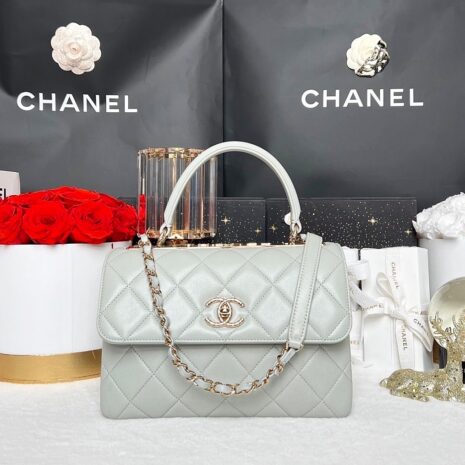 Used in Very Good Condition Chanel Trendy CC 9.5 Lambskin Microchip Full Set 1