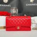 Used in very good condition Chanel Classic 10” Red Caviar Holo27 Full Set no receipt 1