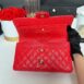 Used in very good condition Chanel Classic 10” Red Caviar Holo27 Full Set no receipt 20