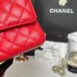 Used in very good condition Chanel Classic 10” Red Caviar Holo27 Full Set no receipt 8