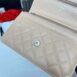 New Chanel Woc Beige Caviar Microchip Full Set 16