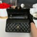 Used Like New Chanel Classic 9 Caviar GHW Microchip Full Set 14