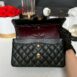 Used Like New Chanel Classic 9 Caviar GHW Microchip Full Set 17