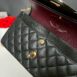 Used Like New Chanel Classic 9 Caviar GHW Microchip Full Set 19