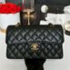 Used Like New Chanel Classic 9 Caviar GHW Microchip Full Set 2