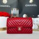 Used Like New Chanel Classic 9” Chevron Caviar Holo30 อะไหล่ทอง Light Gold Full Set มีใบตรวจ 1