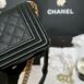Used in Very Good Condition Chanel Boy 8” Caviar Holo30 Full Set 9