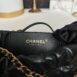 Used Like New Chanel 22 Mini Black Calfskin Microchip Full Set 18