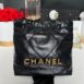 Used Like New Chanel 22 Mini Black Calfskin Microchip Full Set 2