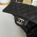 Used Like New Chanel Classic 10” Caviar SHW Microchip Full Set 13
