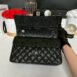 Used Like New Chanel Classic 10” Caviar SHW Microchip Full Set 14