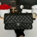 Used Like New Chanel Classic 10” Caviar SHW Microchip Full Set 2