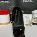 Used Like New Chanel Classic 10” Caviar SHW Microchip Full Set 4
