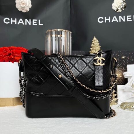 Used Like New Chanel Gabrielle New Medium 9” Calfskin Holo29 Full Set 1