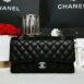 Used Like New Chanel Classic 10” Caviar SHW Microchip Full Set 1