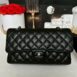 Used Like New Chanel Classic 10” Caviar SHW Microchip Full Set 2