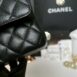 Used Like New Chanel Classic 10” Caviar SHW Microchip Full Set 7