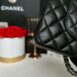 Used Like New Chanel Classic 10” Caviar SHW Microchip Full Set 8