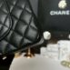 Used Like New Chanel Classic 10” Caviar SHW Microchip Full Set 9