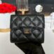 Used Like new chanel trifold wallet Caviar holo26 อุปกรณ์ กล่อง การ์ด 2