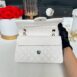 New Chanel Classic 9” Caviar Microchip Full Set 14