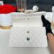 New Chanel Classic 9” Caviar Microchip Full Set 17
