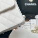 New Chanel Classic 9” Caviar Microchip Full Set 7