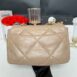 Used Like New Chanel 19 Size 26 Cappuccino Lambskin Holo31 Full Set 3