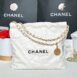 Used Like New Chanel 22 Small Calfskin Microchip Full Set 1