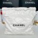 Used Like New Chanel 22 Small Calfskin Microchip Full Set 2