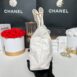 Used Like New Chanel 22 Small Calfskin Microchip Full Set 4