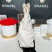 Used Like New Chanel 22 Small Calfskin Microchip Full Set 5