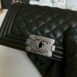 Used Like New Chanel Boy 8 Caviar Microchip Full Set 14