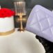Used Like New Chanel Card Holder Zipper Coin Purse Purple LGHW Microchip Full Set 8