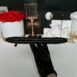 Used Like New Chanel O Case 8” Caviar Microchip Full Set 10