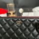 Used Like New Chanel O Case 8” Caviar Microchip Full Set 12